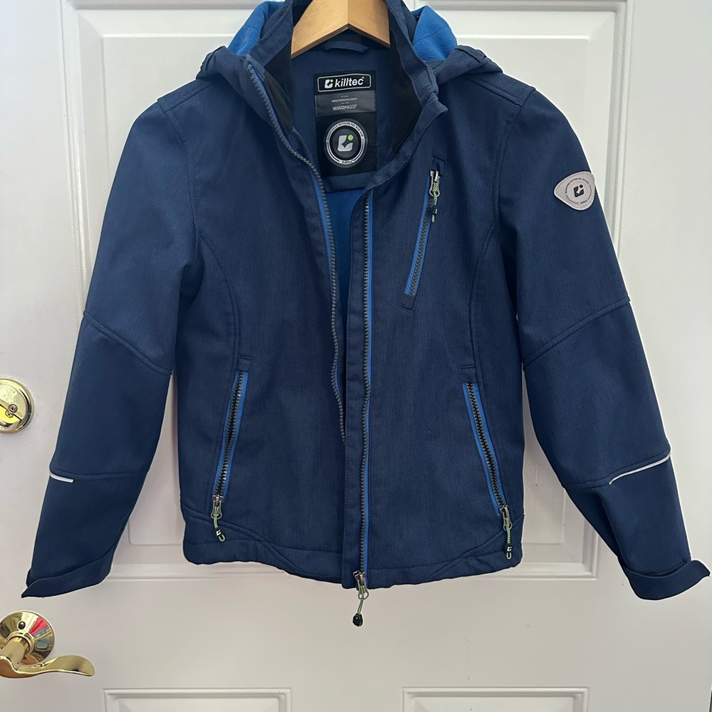 Kids killtec size 10 Blue Shell Jacket - Picture 2 of 11